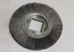 10 inch Stainless Steel Wire Wheel Brush 250 OD X 40mm Square Inner Hole