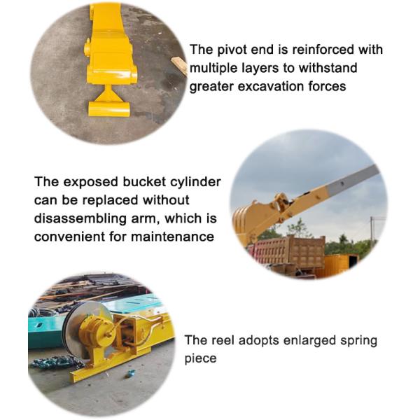 Telescopic Arm for Excavator 14m 16m 18m Excavator Long Reach Boom