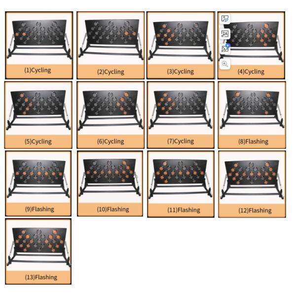 LED Arrow Traffic Control Board for Construction Zone with Portable Trailer