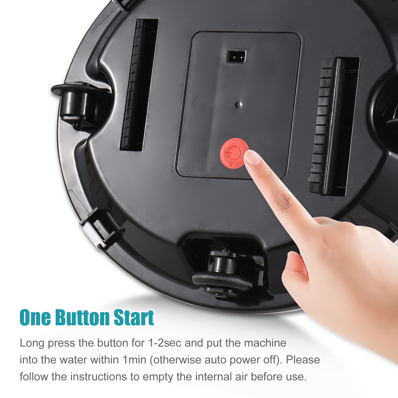 OEM Swimming Pool Equipment Cordless Pool Cleaner for Wet and Dry Function