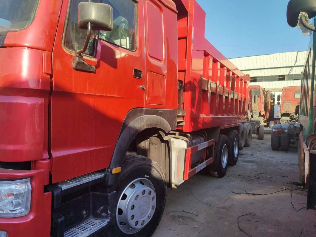 HOWO 6*4 Dump Truck New and Secondhand Truck 10tires Red
