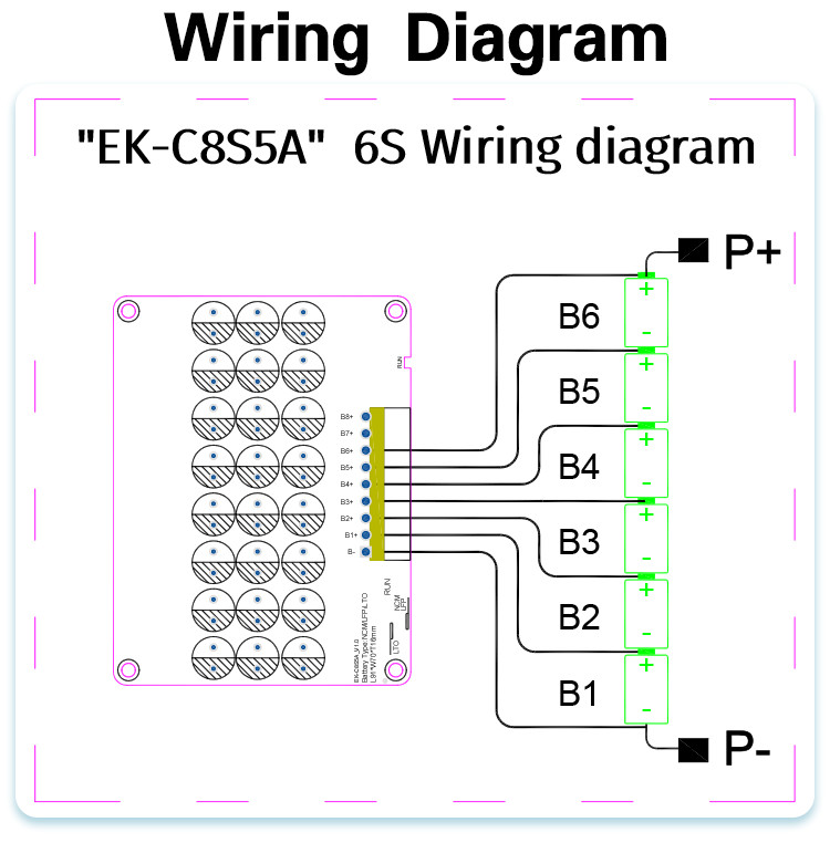5A Active Balancer Capacitive Energy transfer Active Equalizer For 6S 7S 8S 24V BMS Lifepo4 Lithium battery BMS