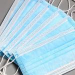Hospital Disposable Face Mask / Disposable Non Woven Face Mask 175mm*95mm