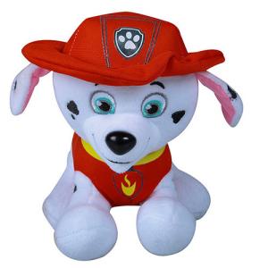China Red Hat Christmas Stuffed Dog , Customized Christmas Dog Stuffed Animal wholesale