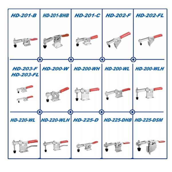 304c toggle clamp, toggle clamps, adjustable toggle clamp