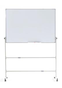 China Enamel Mobile Magnetic Whiteboard With Roller Dark Powder Coating wholesale