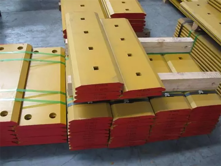 High Hardness Bulldozer Cutting Edges End Bits in Yellow or Black with 30MNB and High Carbon Steel