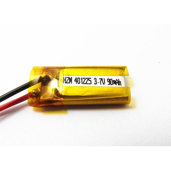 401235 3.7v 90mah Mini Lithium Polymer Battery For Cellular Phone Interphone