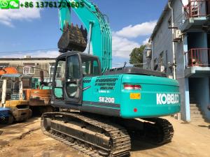 China Crawler 6 Cylinder 600mm Shoe 20T Used Kobelco Excavator wholesale