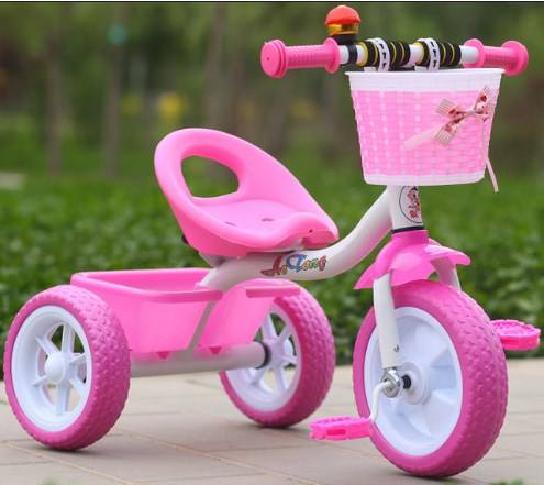 Fashion Tricycle 3 Wheels Kids Bicycle with Basket
