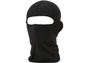 China Black Durable Balaclava Ski Mask , Breathable And Comfortable Winter Balaclava Mask wholesale