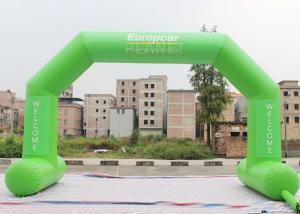 China Green Custom Inflatable Arch Stitch Fasten Tape UV / Digital Printing wholesale