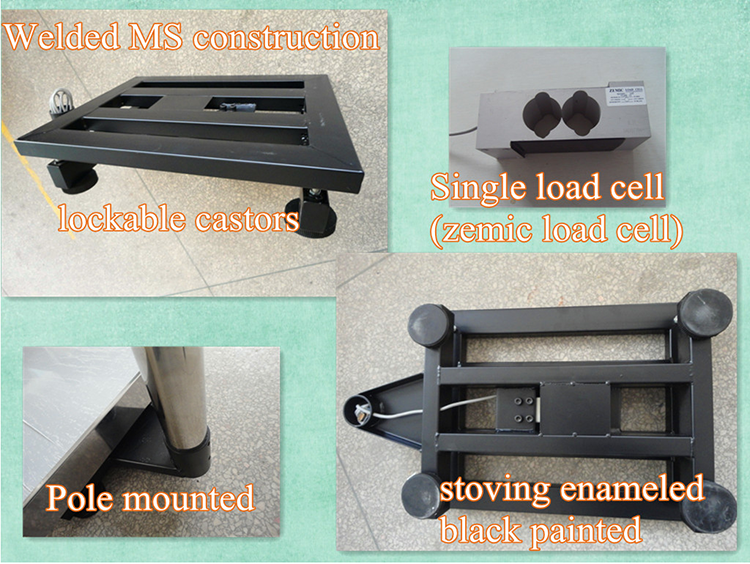 Industrial Digital Electronic Balance Weigh Platform Scale 500kg