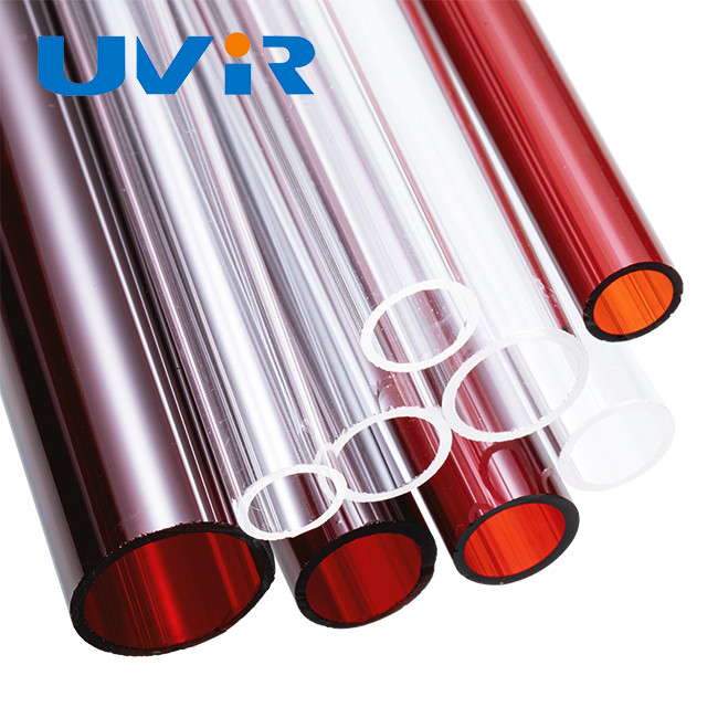 UVIR Ruby Color Infrared Quartz Tube Heater 14mm 19mm Diameter