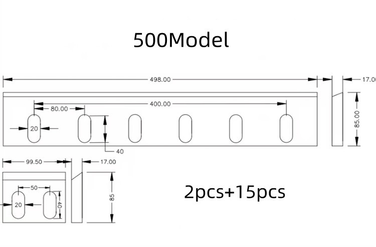 9CrSi D2 298x80x20 Mm Rapid Granulator Blade Gap For Crushing Shredding Pelletizing Machine