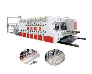 China Automatic High Speed Cartoning Machine , Corrugated Carton Flexo Printing Machine wholesale