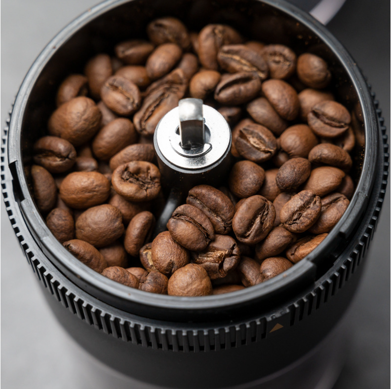 Electric Coffee Bean Grinder Machine with Cleaning Cycle and USB Rechargeable Portable