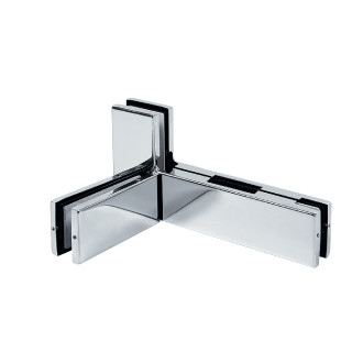 Glass Patch Fitting A-040RB, Material aluminium, steel, stainless steel,