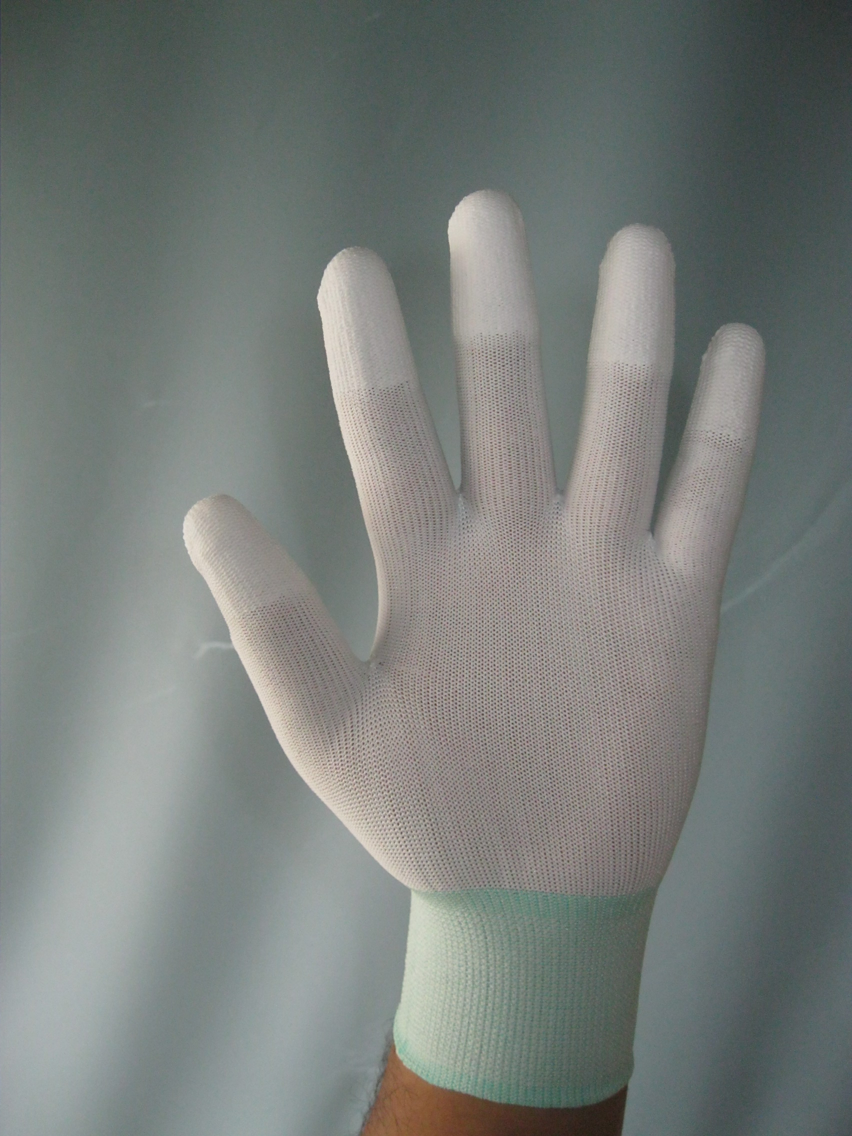 13 Gauge ESD Nylon Glove Esd Safe Gloves PU Coated Nylon Palm