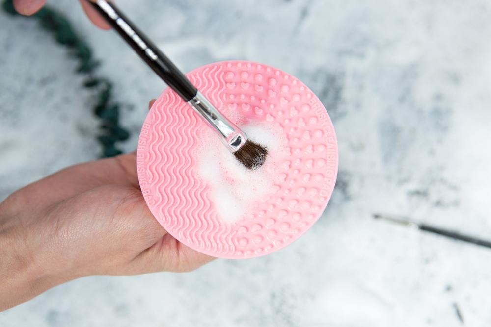 Beauty Scrubber Silicone Makeup Tool Non Electronic Makeup Brush Cleaner Tools Pad