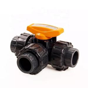 China ISO Thickness PP Ball Valve Manufactured to ASTM DIN Standard 3-Way for Valves Category wholesale