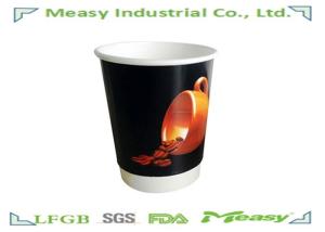 China 8OZ , 300CC , Personalized Printed Coffee Paper Cups Good Insulation Black wholesale
