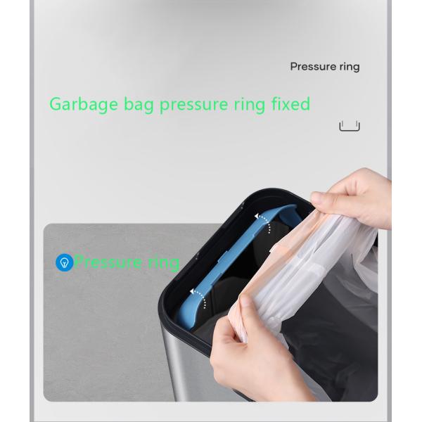 50l Trash Touchless Dustbin Automatic Sensor Trash Bin Self Sealing Bin Smart Trash Bin