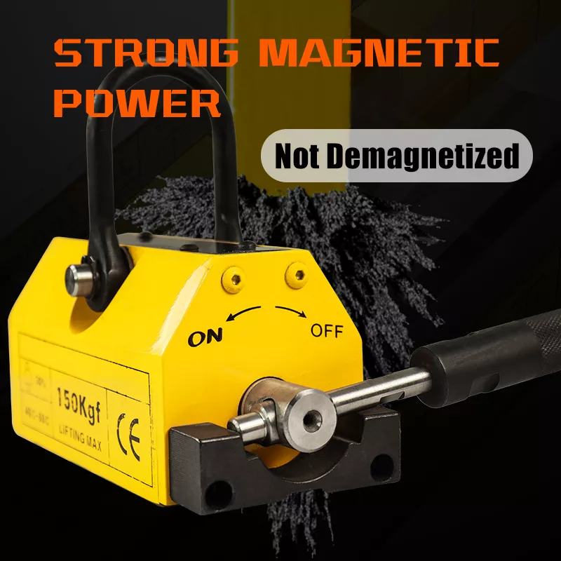 92X67mm Lifting Magnets 100kg 600kg 1000kg 3000kg Manual Permanent Magnetic Lifter