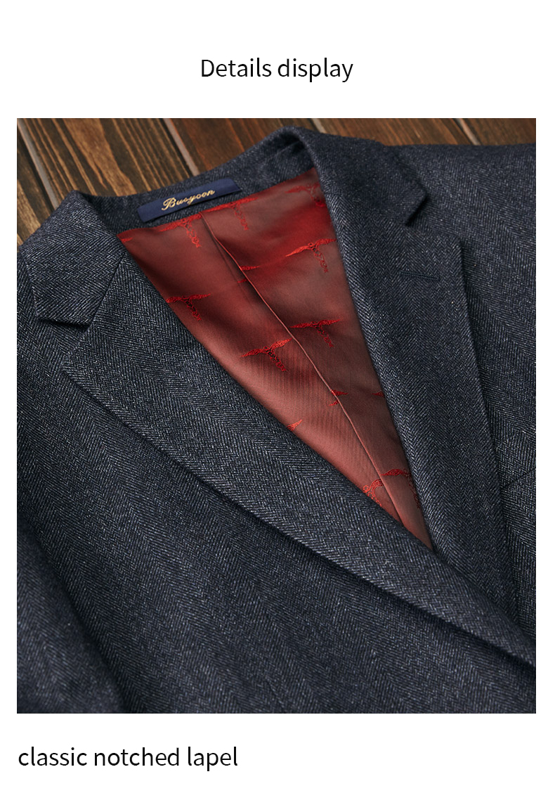 2 Pieces Blazer Vest Pants Set for Men's Slim Fit Wedding Suit Business Formal Wear