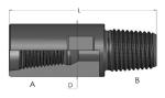 High Fatigue Strength DTH Drilling Tools DTH Sub Male-Male , Downhole Drilling