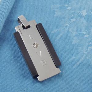 China 316L Stainless Steel Rectangle Square Shaped Necklace Pendant LPS0113 wholesale