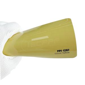 China Cloud Yellow Colour Tpu Paint Protection Film 8mil Colour Change wholesale