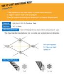 Stainless steel net mesh