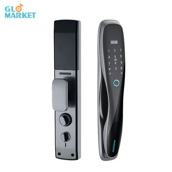 Quality Security Biometric Fingerprint Intelligent Door Lock Fully Automatic Smart for sale