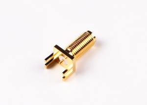 China Gold Plated Male Plug PCB Mount SMA RF Connectors/SMA Coaxial Connector wholesale