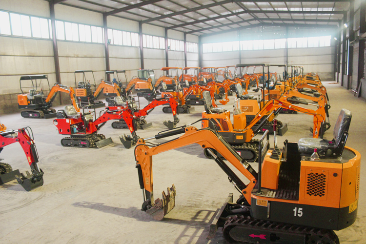 1.7T 1.8T 2T 3T Rubber Tire Mini Hydraulic Excavator 390kw Crawler Excavator Durable