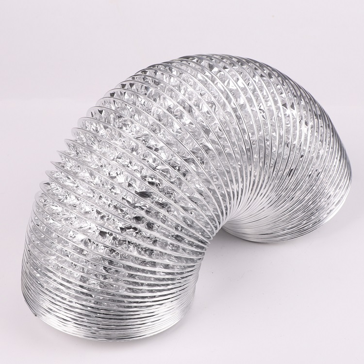 AC Electric Current Aluminium Semi Rigid Flexible Duct for Air Conditioning 100-315mm