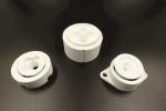 Disposable White FDA LFGB 95% Alumina Ceramic Burr