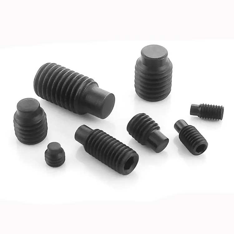 Custom Flat Point Hollow Hexagon Set Screws SS304 Hex Socket Allen Nose Grub Screw Set
