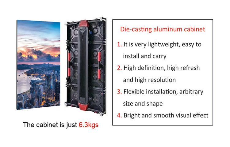 Weatherproof Outdoor P2.976 Full Color LED Video Wall