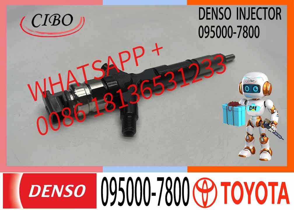 Professional Fuel Denso Common Rail 095000-7800 For Toyota- Hiace Hilux 2kd-ftv Injector 23670-39285