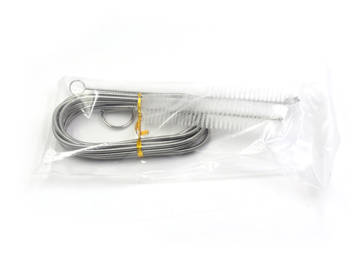 Dust Removal Stainless Steel Handle CPAP Tube Cleaning Brush