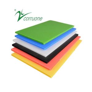 China Coroplast Twin Wall Plastic Board Weather Resistant Flame Retardant wholesale
