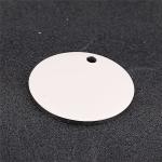 Round SS316 Cable Marker Plate Corrosion Resistance Stainless Steel ID Tag