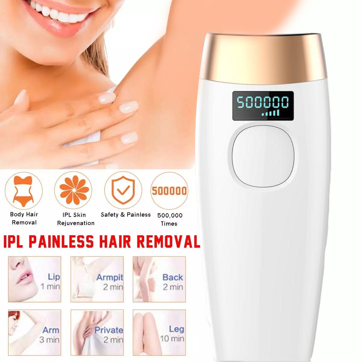 Private Label Portable Laser Hair Removal Machine Ladies Hair Remover Machine