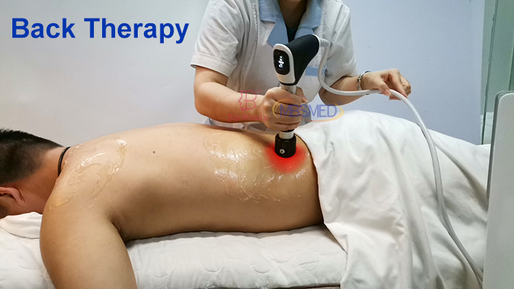Focal Y Radial Shock Wave Pain Relief Machine 5000000 Shots