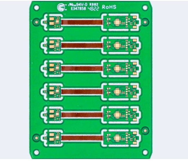 Polyimide FR4 Rigid Flex PCB SMT Fabrication For Smart Locks Security Cameras
