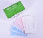 China pink hospital non sterile disposable surgical mask with earloop