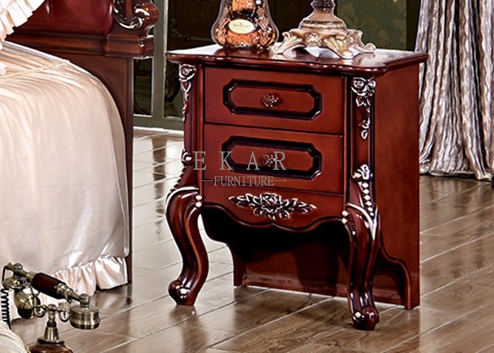 Antique bedroom furniture bedside table wooden