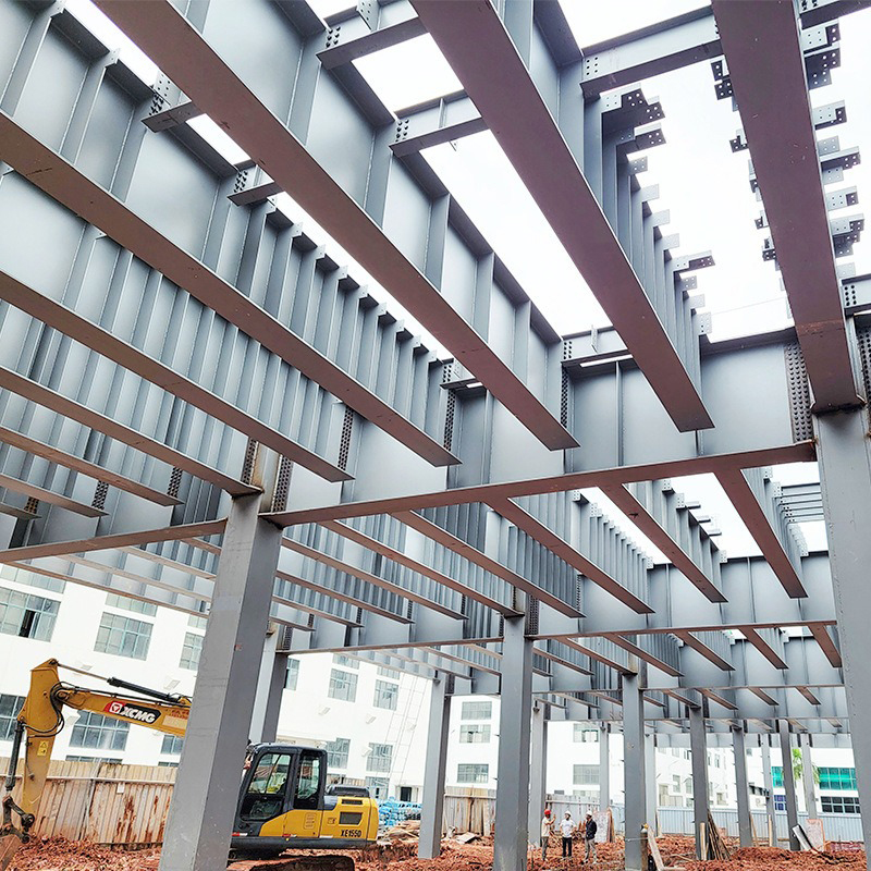 Customized Easy Install Prefabricated Steel Structure Workshop with Modern Design and C.Z Shape Steel Channel Purlin